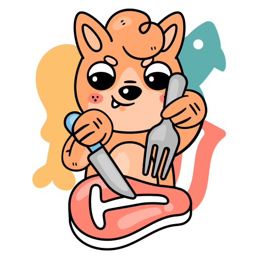 Steak free sticker Steak free sticker