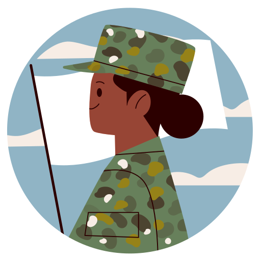 militar gratis sticker