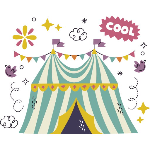 Tent free sticker Tent free sticker