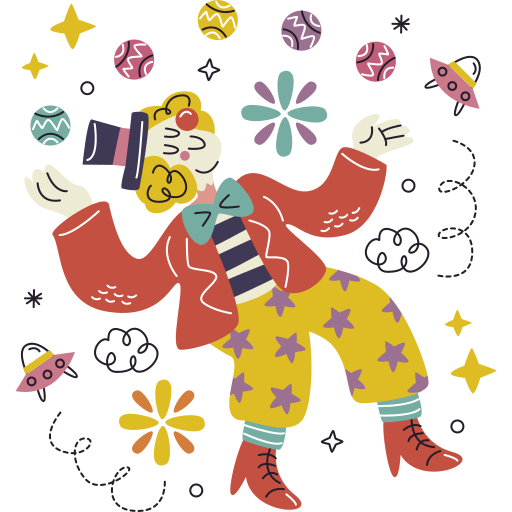 Juggler free sticker Juggler free sticker