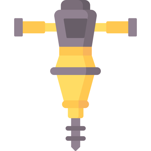 martillo hidráulico icono gratis