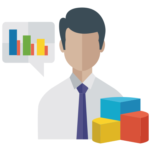 analyse commerciale Icône gratuit