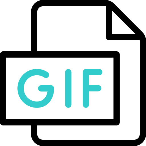 archivo gif icono gratis