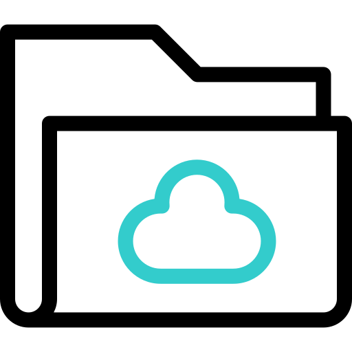 almacenamiento en la nube icono gratis