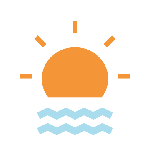 coucher de soleil Icône gratuit