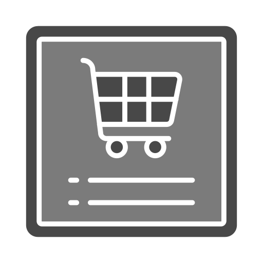 aplicación de compras icono gratis