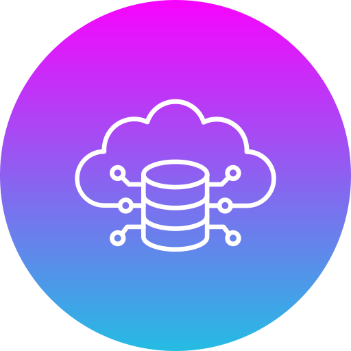almacenamiento en la nube icono gratis