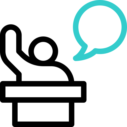 demostración icono gratis