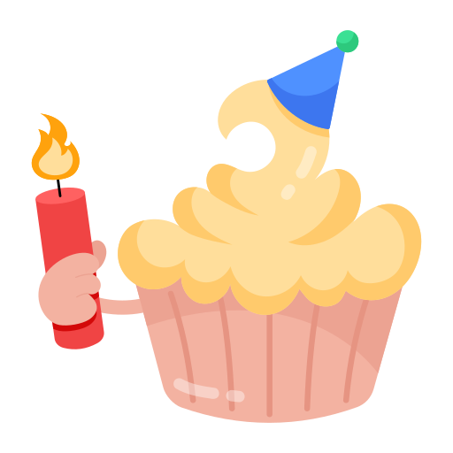 Muffin free sticker