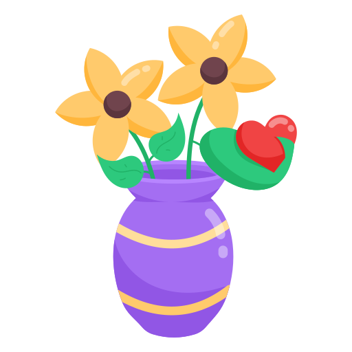 Vase free sticker