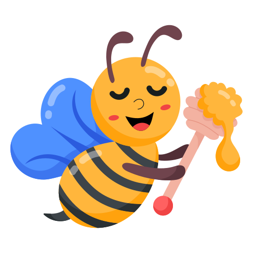 abeja gratis sticker