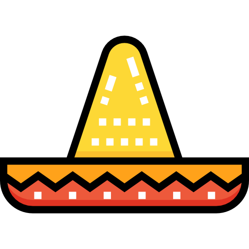 sombrero mexicano icono gratis