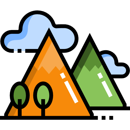 montagnes Icône gratuit
