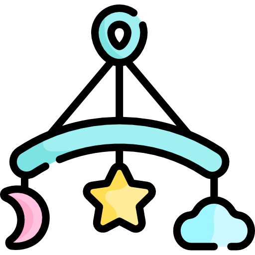 Baby mobile Kawaii Lineal color icon