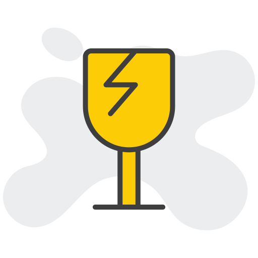 vidrio roto icono gratis