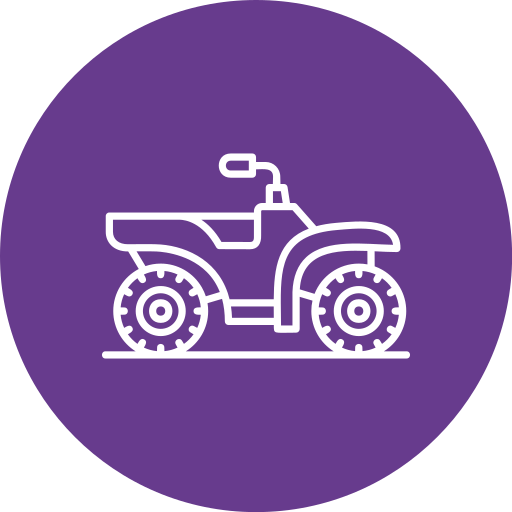 Quad - Free transportation icons