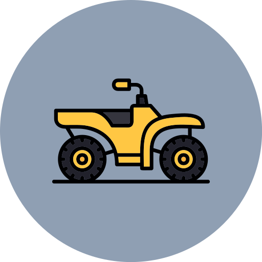 Quad - Free transportation icons