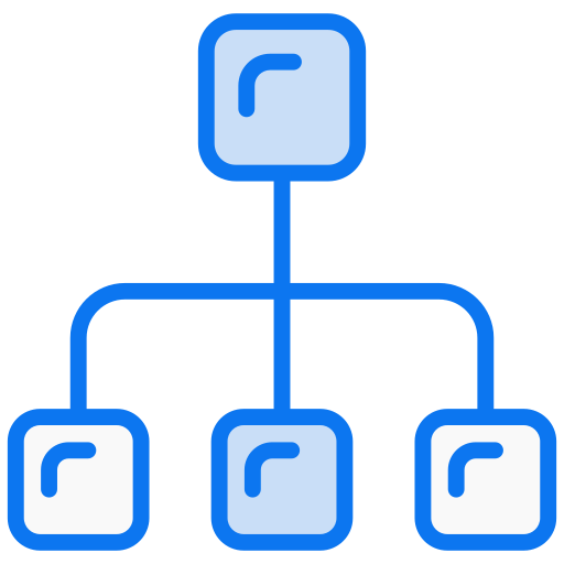 diagrama de flujo icono gratis