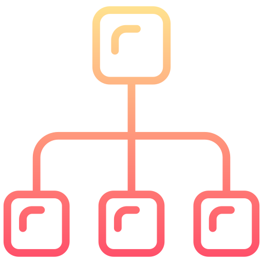 diagrama de flujo icono gratis