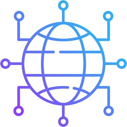 conexión mundial icono gratis