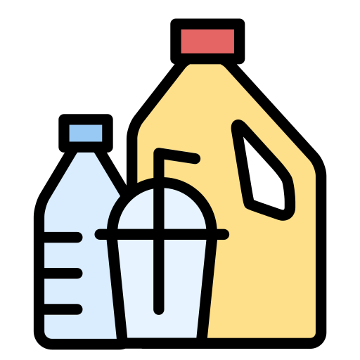 bouteilles en plastique Icône gratuit bouteilles en plastique Icône gratuit