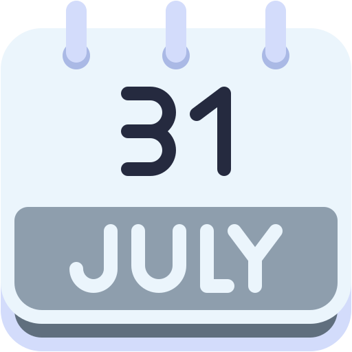 calendario mensual icono gratis