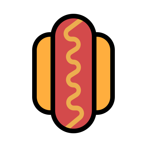 hot dog icono gratis