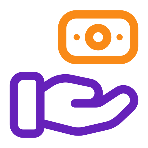 Пожертвование бесплатно иконка