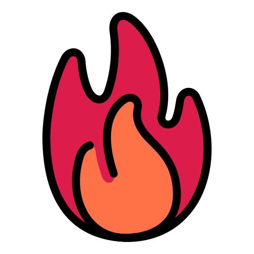 Flame free icon