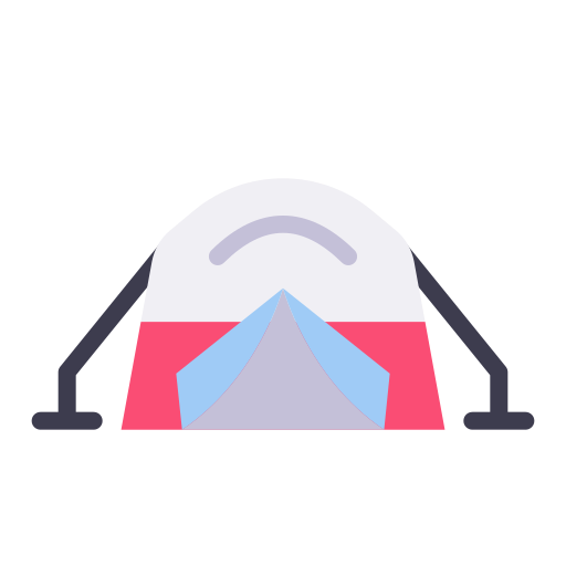 cámping icono gratis