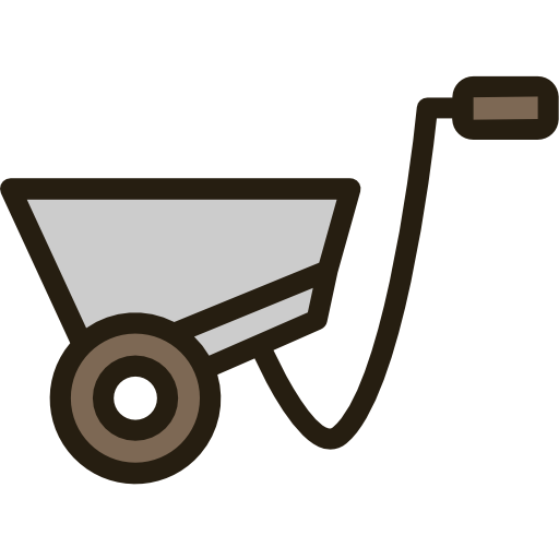 Wheelbarrow Good Ware Lineal Color icon