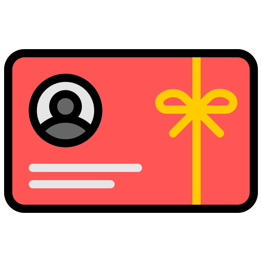 tarjeta de regalo icono gratis