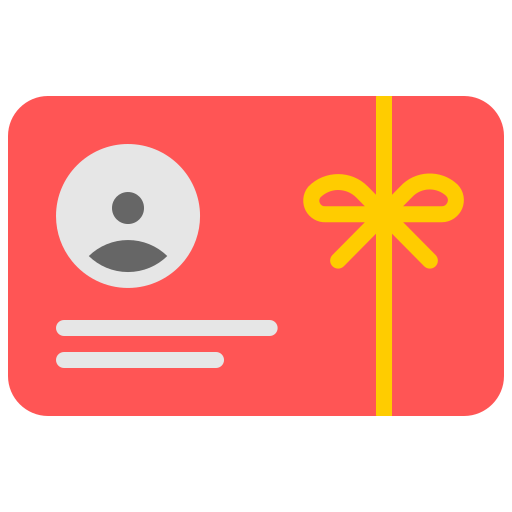 tarjeta de regalo icono gratis