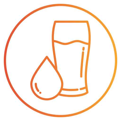 vaso de agua icono gratis