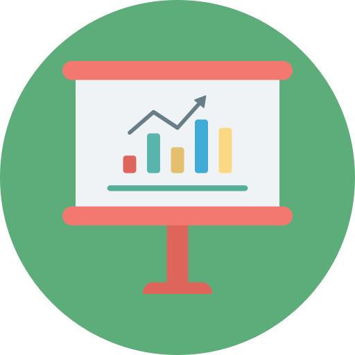 bolsa de valores icono gratis