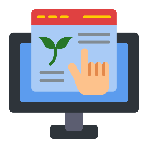 contenido orgánico icono gratis