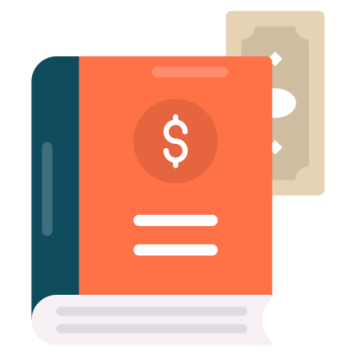 livro de contabilidade grátis ícone