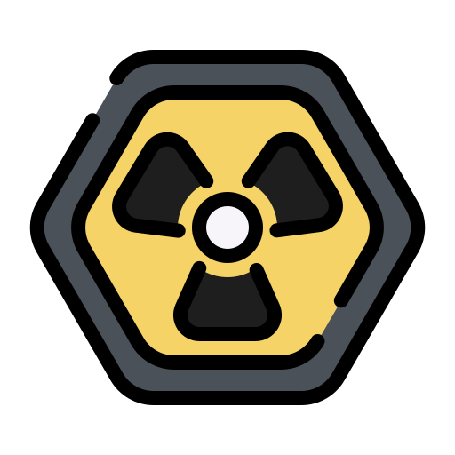 radioactivo icono gratis