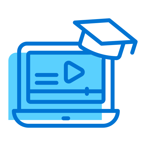 educación en línea icono gratis