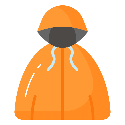 impermeable icono gratis