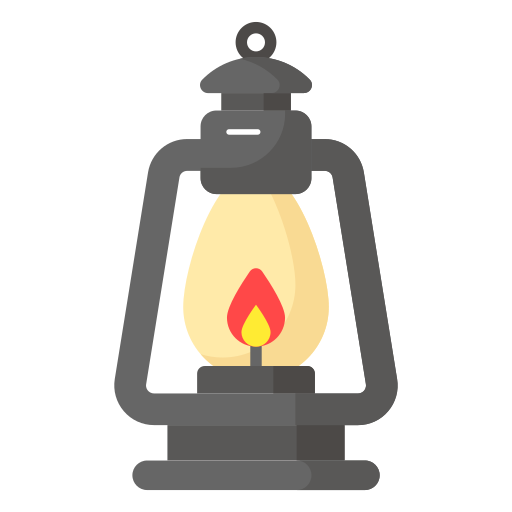 lampara de aceite icono gratis