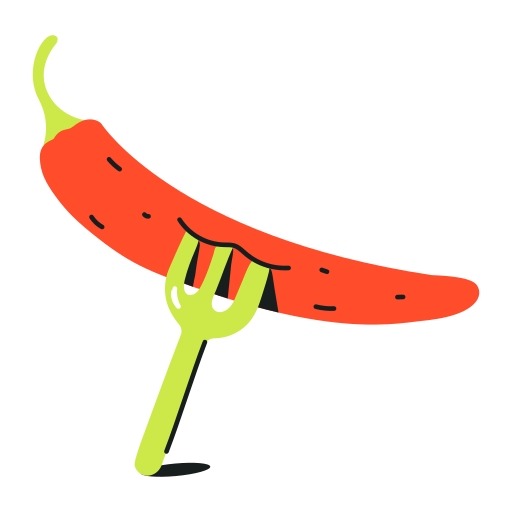 Chilli free sticker Chilli free sticker