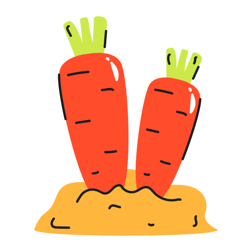Carrot free sticker Carrot free sticker
