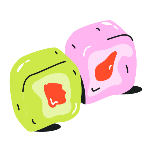 sushi grátis figurinha