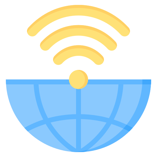 conexión inalámbrica icono gratis