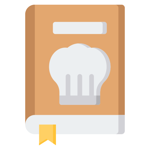 libro de cocina icono gratis