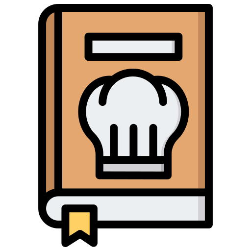 libro de cocina icono gratis