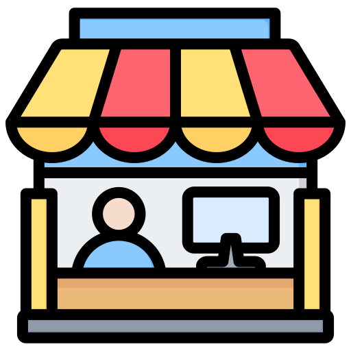 Seller In Shop icon PNG and SVG Vector Free Download