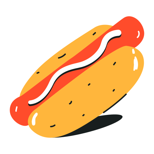 hot dog gratis sticker