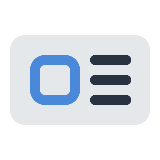 tarjeta de identificación icono gratis